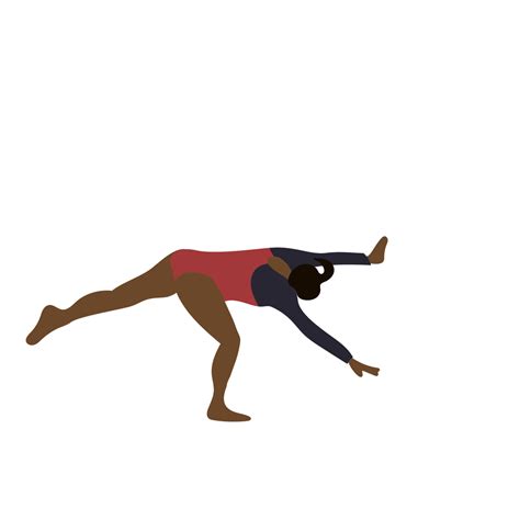 Simone Biles Animation GIF by Julie Winegard (With images) | Gymnastics funny, Olympic ...