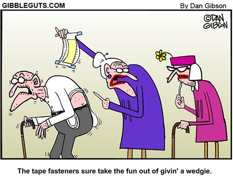 Old people and wedgies cartoon – Gibbleguts COMICS