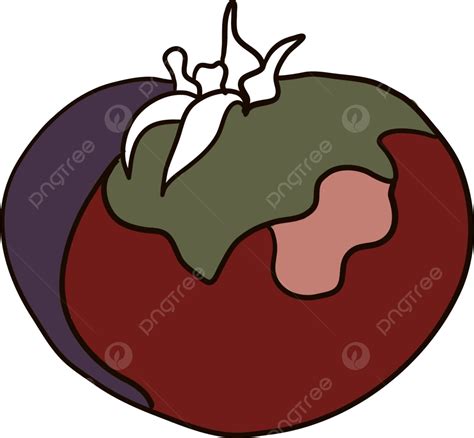 Line Art Illustration Of An Heirloom Tomato In Vector Format On A White Background Vector ...