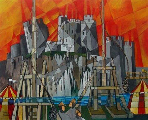 "Caerphilly Castle Siege" - Anglesey Art