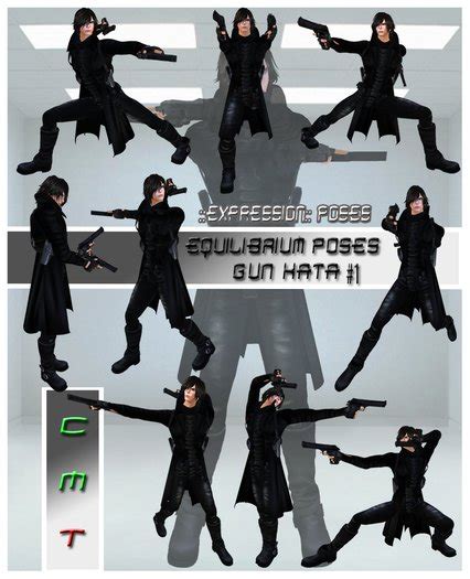 Second Life Marketplace - ::eXpression:: Poses - Gun Kata #1