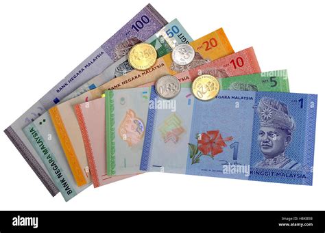 Malaysian Ringgit and Coins Stock Photo: 125815687 - Alamy