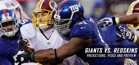 New York Giants vs Washington Redskins Predictions and Picks