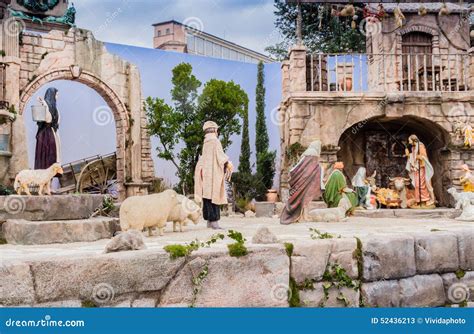 Nativity scene in Italy stock image. Image of baby, nativety - 52436213