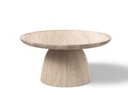 HRÍB | Coffee table Round wooden coffee table By JAVORINA | design Vrtiška & Žák