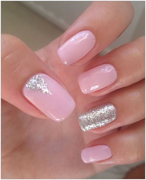 100 Delicate Wedding Nail Designs | Pink gel nails, Pink nail art ...