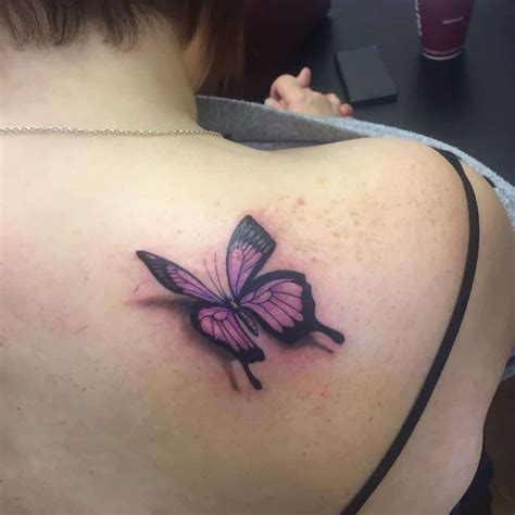 Top 61 Best Purple Butterfly Tattoo Ideas - [2021 Inspiration Guide]