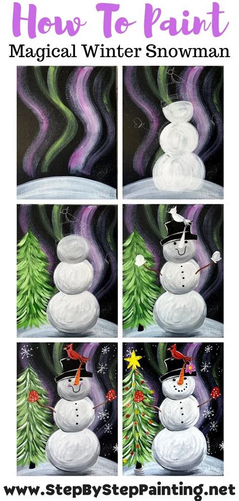 How To Paint A Snowman - Magical Snowman Online Painting Tutorial