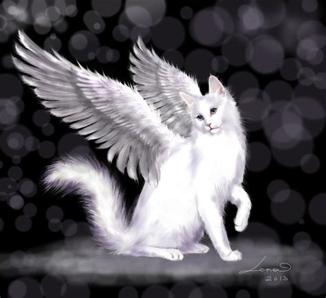 Angel Cat by legadema666 on DeviantArt