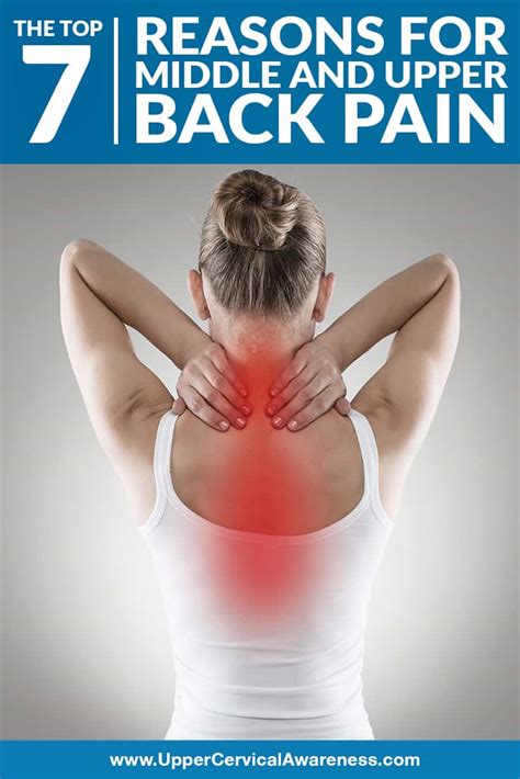 7 Reasons of having middle and upper back pain - Upper Cervical Awareness