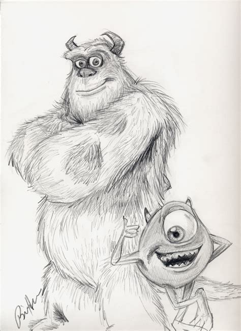 Mike and Sully by bosstones22 by ThePixarClub on DeviantArt