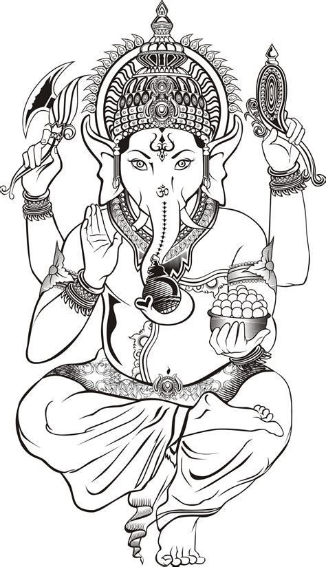 Pin by September Bustamante on Sewing Projects :) | Ganesha drawing ...