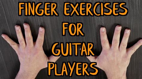 Great Finger Exercises For Guitar Players (No Guitar Required)! - YouTube