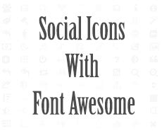 How to Add Font Awesome Social Icons in Blogger - Helplogger