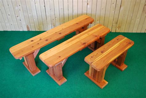 sea_ben Picnic Table Benches — The Redwood Store