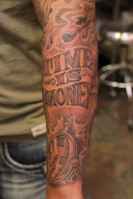 Hood Time Is Money Tattoo Drawings - Fin Construir