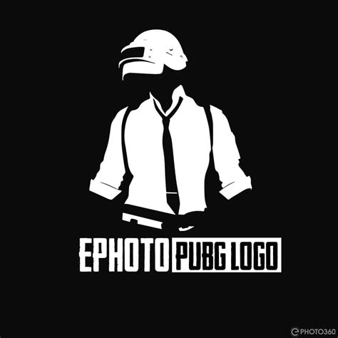 Black&White PUBG logo for eSports & Gaming