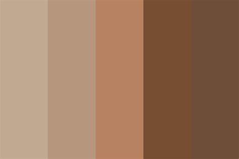 soft brown aesthetic Color Palette