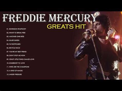 Freddie Mercury Greatest Hits Full Album - Best Songs Of Freddie Mercury 2021 - YouTube