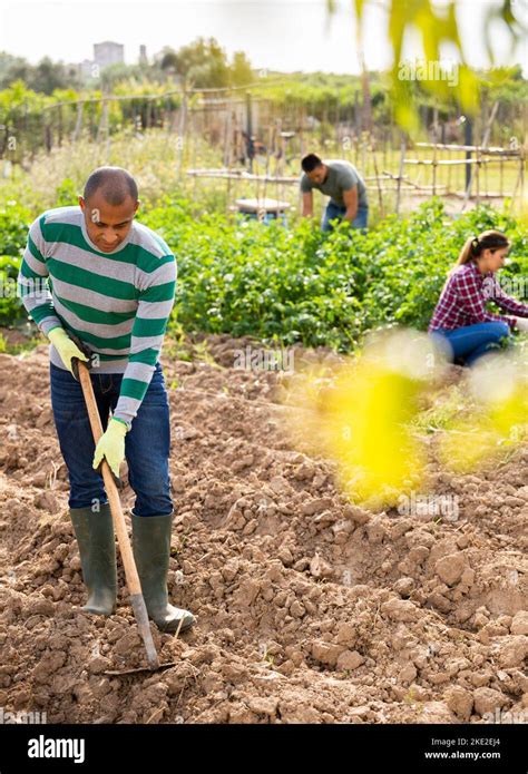 African tilling the soil hi-res stock photography and images - Alamy