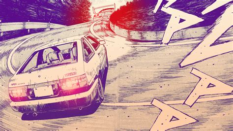 Initial D AE86 vs FD3S Manga Wallpaper : initiald