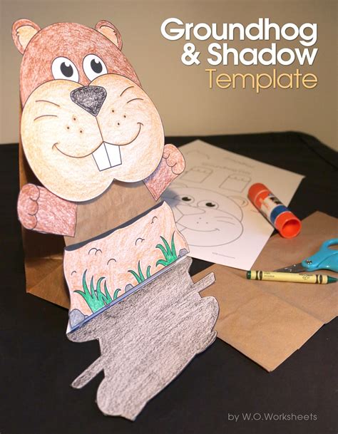 Groundhog Day Craft | Fun winter crafts, Groundhog day activities ...