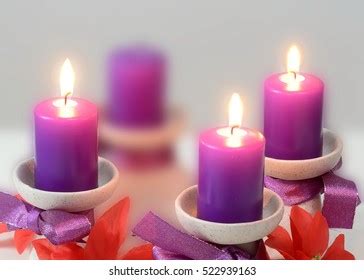 Violet Advent Wreath Official Color Season Stock Photo 522939163 | Shutterstock