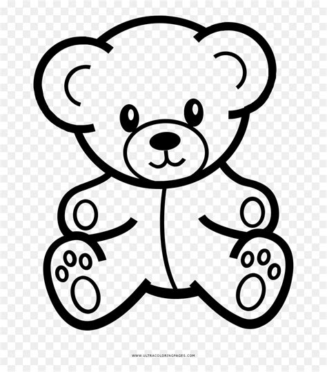 Plush Drawing Teddy Bear - Small Teddy Bear Drawing, HD Png Download - vhv