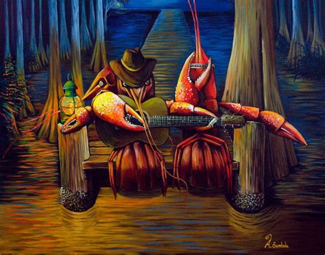 Cajun Art Paintings | Copyright - Adam Sambola | Murales, Pinturas, Pinturas para dibujar