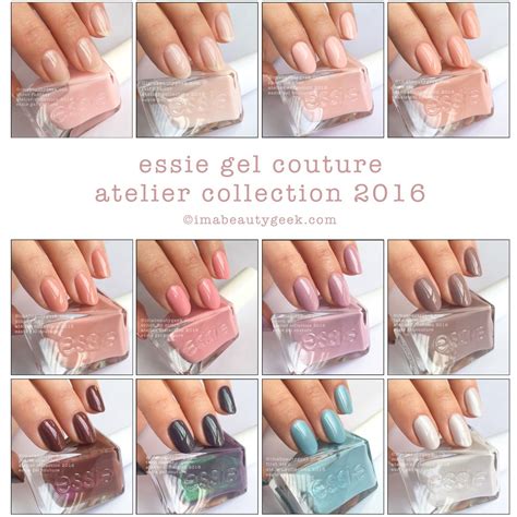 Essie gel couture launch collection all 42 swatches review – Artofit