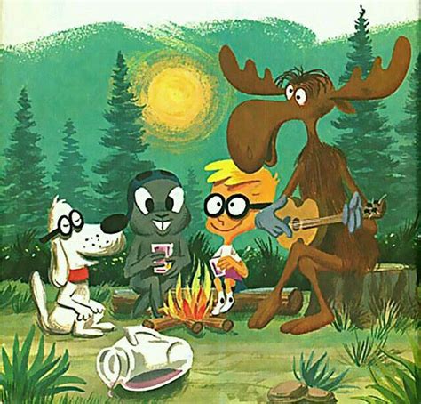 Mr. Peabody, Rocky the Flying Squirrel, Sherman and Bullwinkle | Old ...