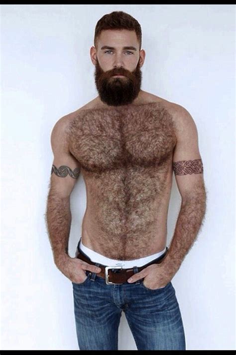 Full beard and chest hair | Delicious | Hairy men, Men, Hairy chest