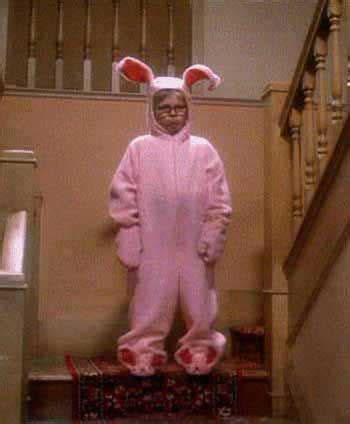 christmas story bunny pajamas | Ralphie's Bunny Suit Pajamas from Aunt Clara in A Christmas ...