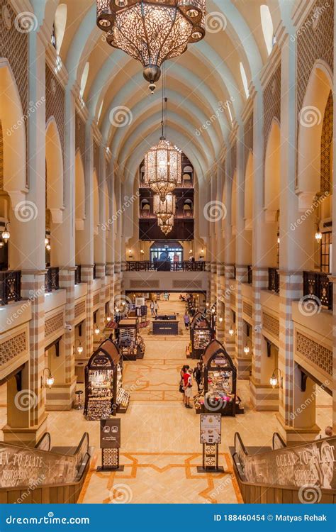 DUBAI, UAE - MARCH 12, 2017: Interior of the Souk Al Bahar Shopping Mal Editorial Stock Image ...