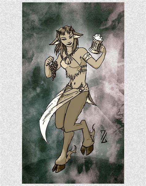 Satyr Female Colored by Narthyxa on DeviantArt