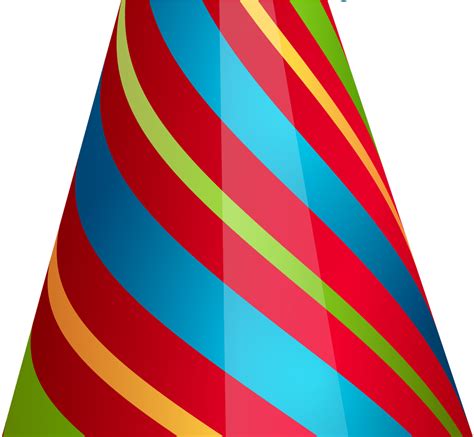 Colorful Party Hat Transparent Png Clip Art Image Gallery - Party Hat No Background - Full Size ...