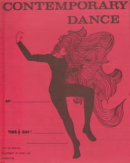 Contemporary dance poster, 1970s | From Document 7065, Publi… | Flickr