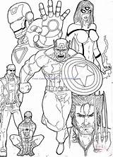 Free Printable Coloring Pages Avengers  Home sketch template