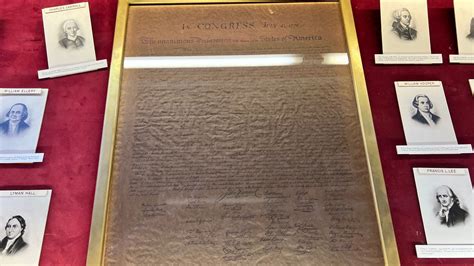 Independence Hall Exact Replica Signers of the Declaration