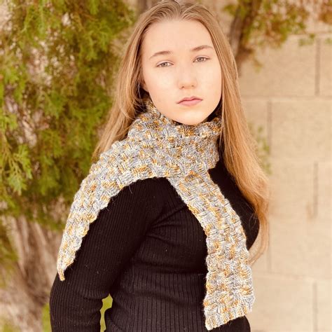 Free Crochet Pattern: Cordova Basketweave Scarf - Stay Warm in Style!