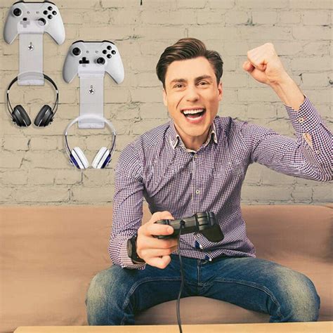 1Pc Holder Wall Mounted Headset Stand Gamepad Holder For PS5 PS4 SwitGU | eBay