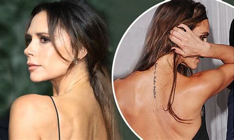 Victoria Beckham shows tattoo tribute to husband David has vanished ...