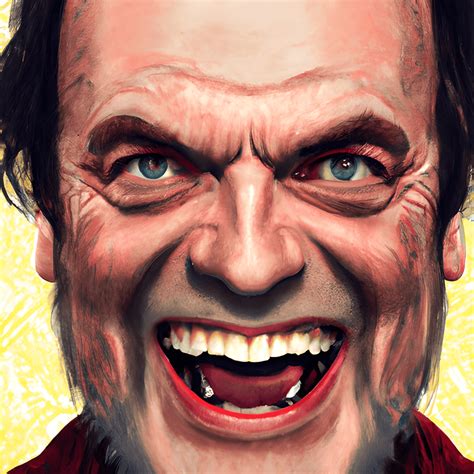 Jack Nicholson in the Shining Hyper Realistic and Intricately Detailed · Creative Fabrica