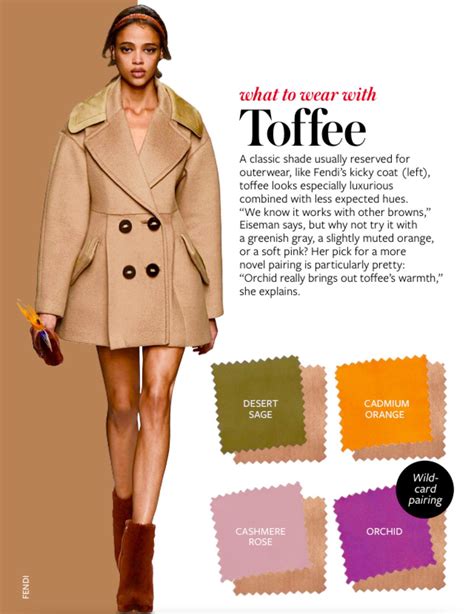 What to wear with TOFFEE | Colour combinations fashion, Color ...