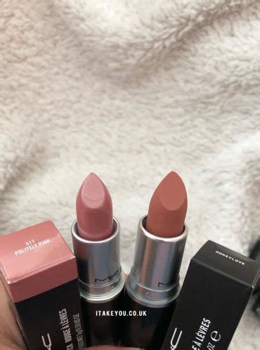 Politely Pink vs Honeylove Mac Lipstick