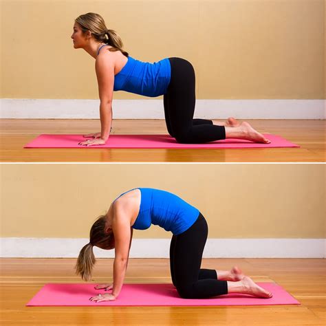 Cat-Cow Pose | Yoga Poses For Upper Back | POPSUGAR Fitness Photo 2