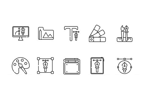 10 Free Graphic Design Icons (SVG)
