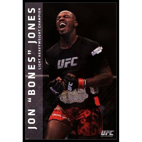 UFC - Jon Jones Laminated & Framed Poster (24 x 36) - Walmart.com - Walmart.com