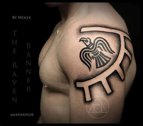 The Raven Banner, by Uffe Be Wolfe. Norse Tattoo, Viking Tattoos ...