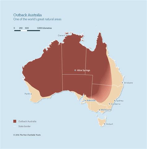 The Outback Australia Map